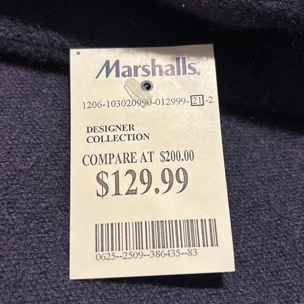 Vince purple mock 100 percent cashmere sweater. Front slighter shorter than back - Picture 4 of 4